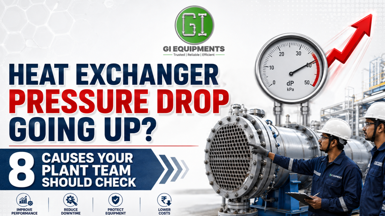 Heat exchanger pressure drop troubleshooting