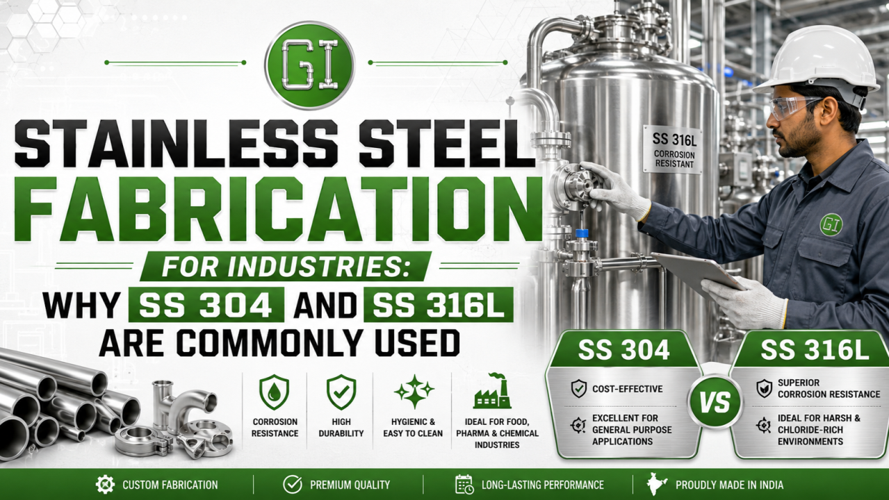 Stainless steel fabrication for industries