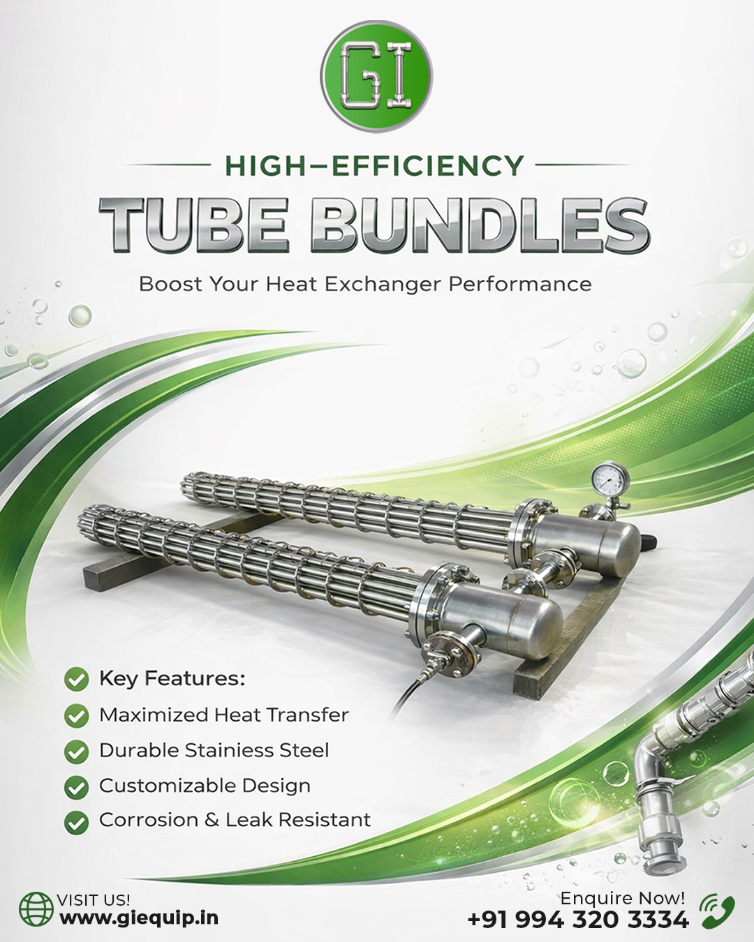 GI Equipments tube bundle poster
