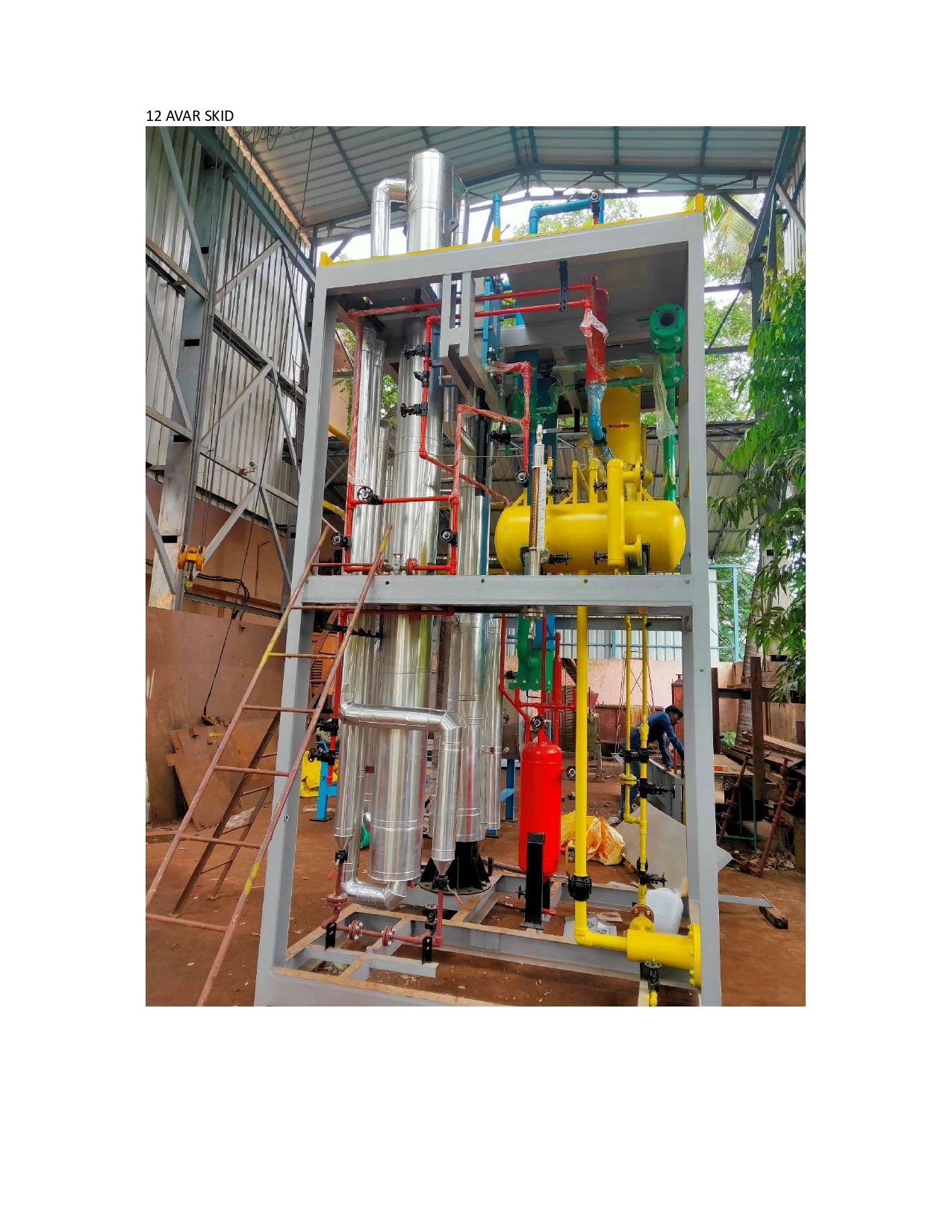 AVAR process skid