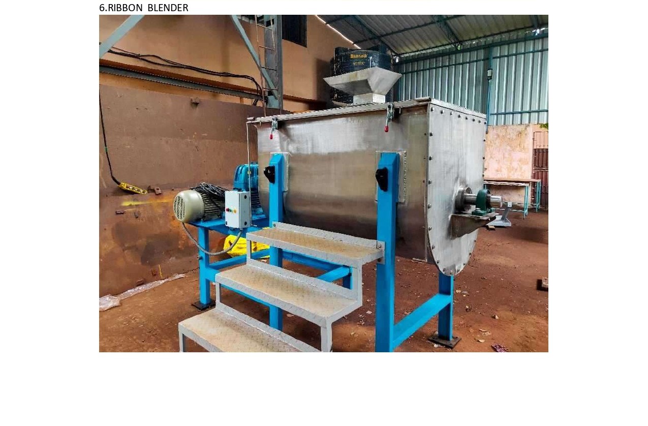 Ribbon blender